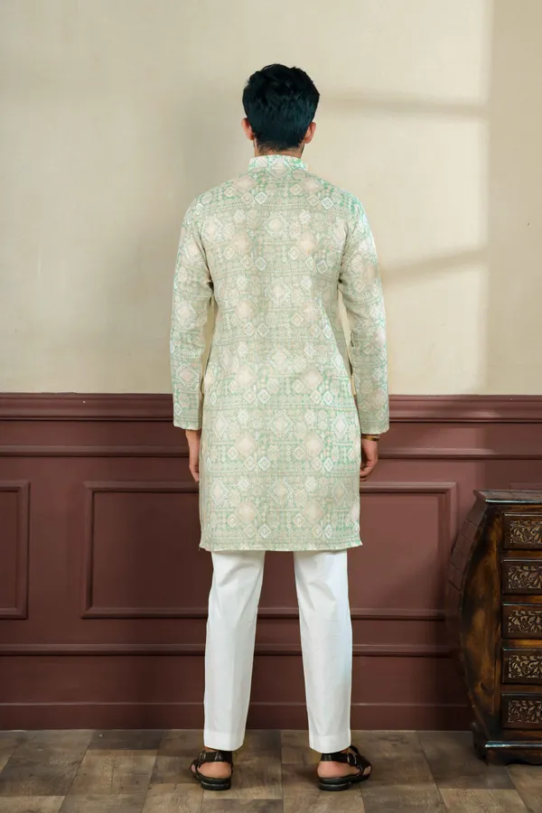 Light_Green_Linen_Digital_Print_Kurta