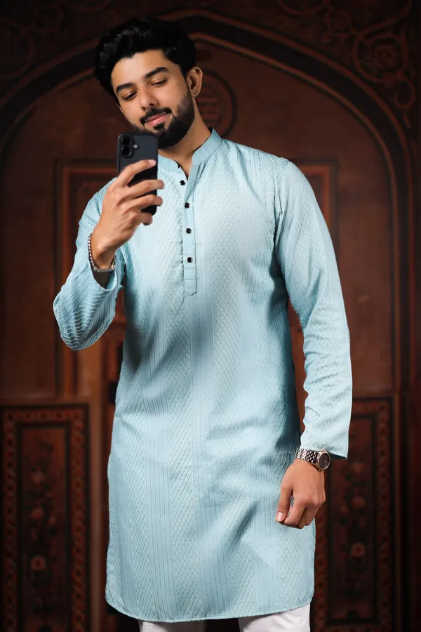 Sky_Blue_Rayon_Thread_Work_with_Sequin_Ethnic_Set