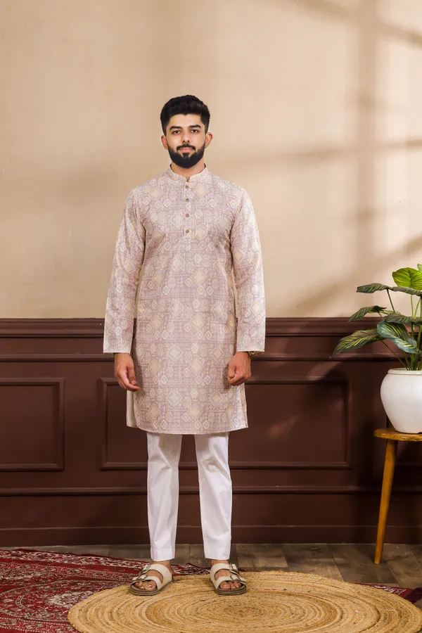 Lavender_Silk_Sequin_Thread_With_Digital_Print_Kurta
