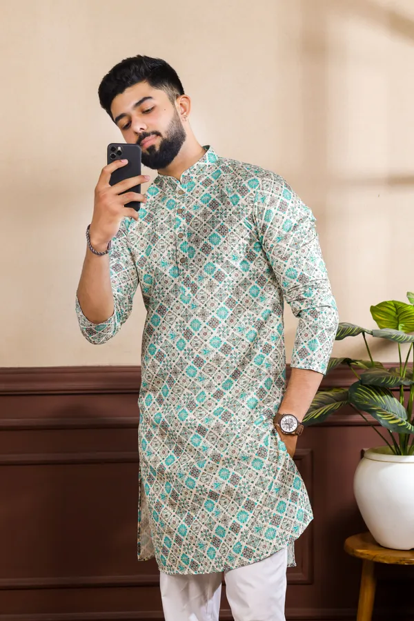Navy_Silk_Sequin_Thread_With_Digital_Print_Kurta
