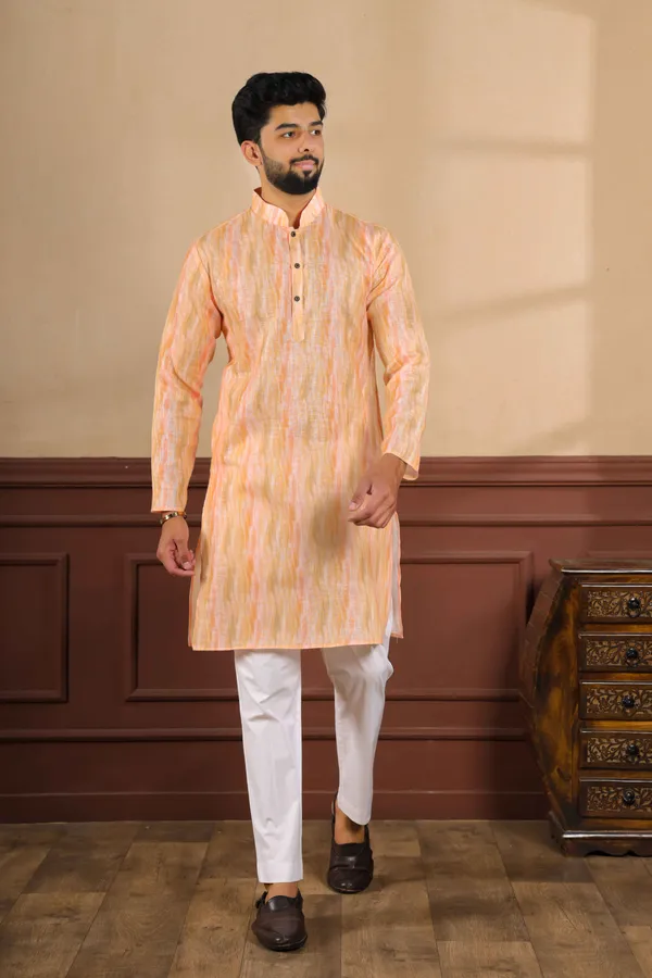 Peach_Linen_Digital_Print_Ethnic_Set