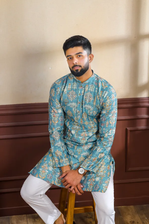 Teal_Cotton_Digital_Print_Ethnic_Set