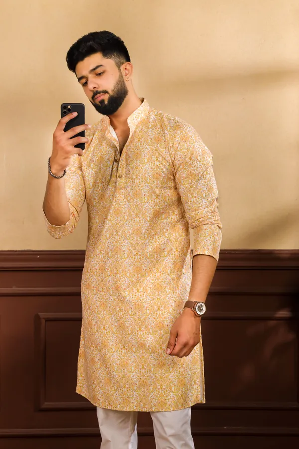 Yellow_Silk_Sequin_Thread_With_Digital_Print_Kurta