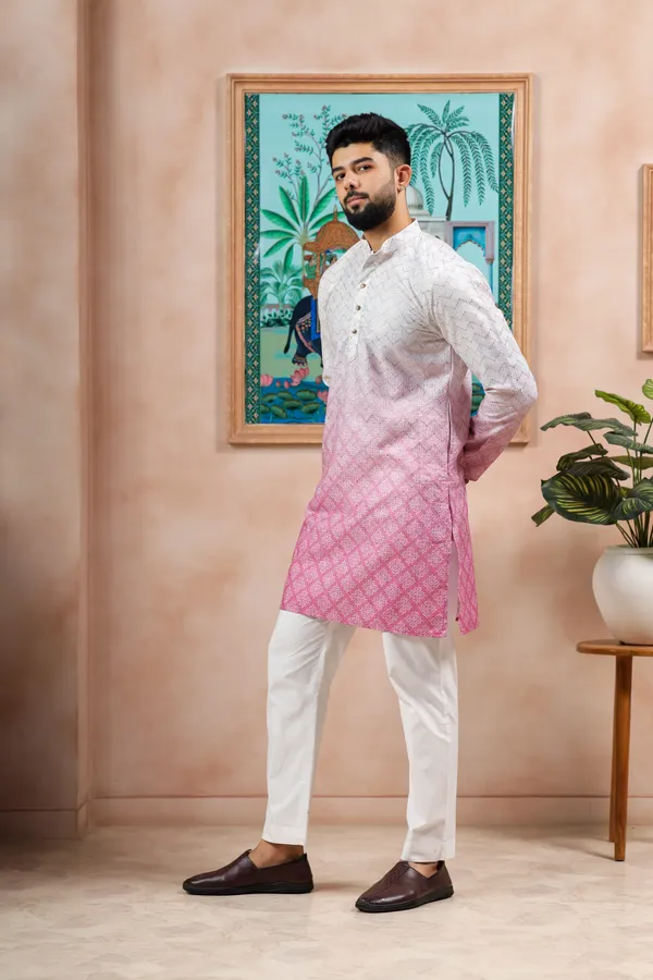 Pink__Cotton_Zari_thread_Work_with_Animal_Print_Ethnic_Set