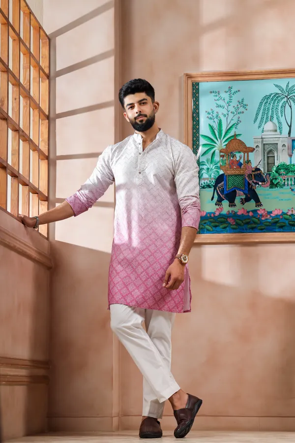 Pink__Cotton_Zari_thread_Work_with_Animal_Print_Ethnic_Set