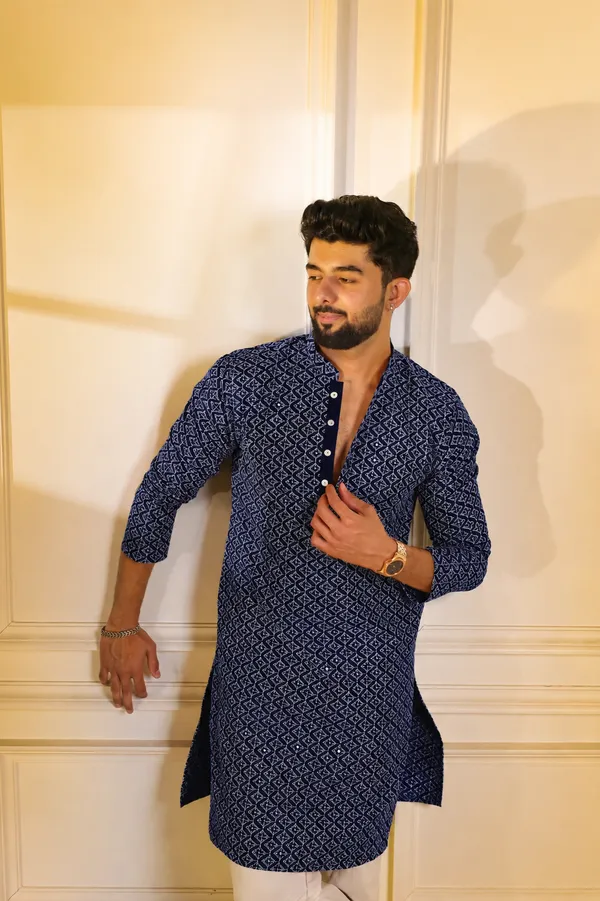 Navy_Cotton_Silk_Embroidered_With_Sequins_Ethnic_Set