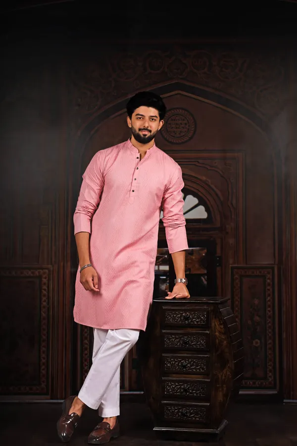 Pink_Rayon_Thread_Work_with_Sequin_Kurta