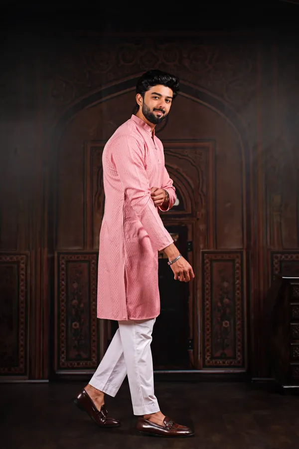 Pink_Rayon_Thread_Work_with_Sequin_Kurta