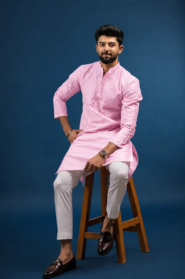Pink_Cotton_Silk_Embroidered_With_Sequins_Kurta