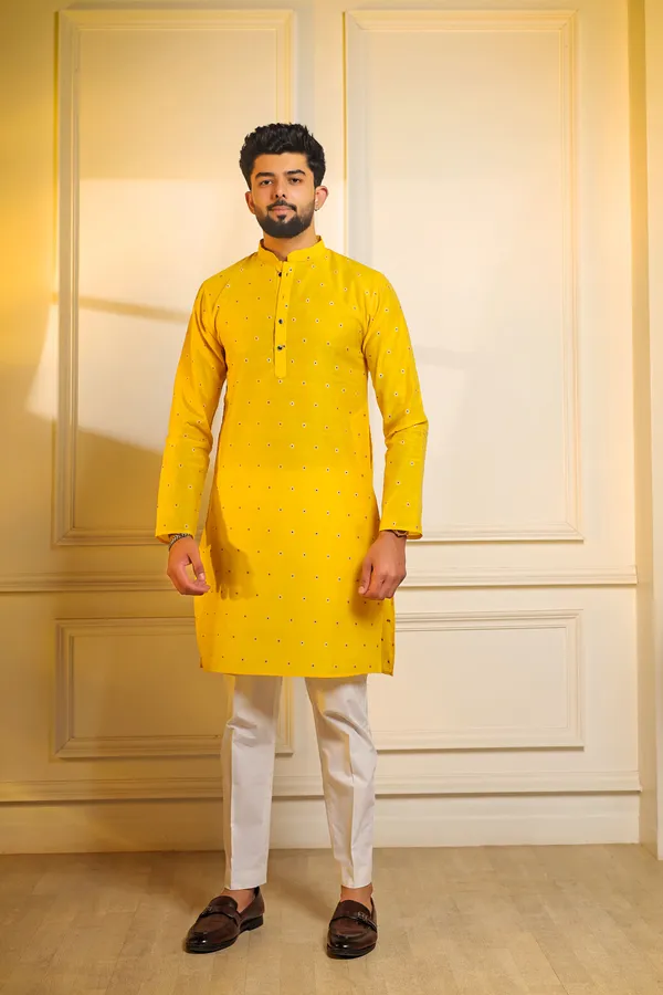 Yellow_Cotton_Resham_Butti_Ethnic_Set