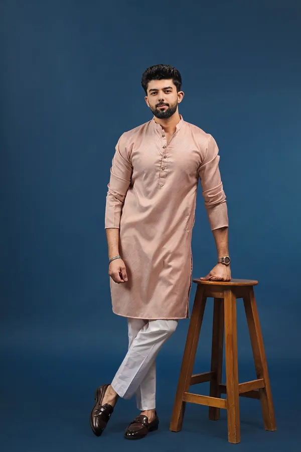 Pink_Cotton_Silk_Jacquard_Texture_Ethnic_Set