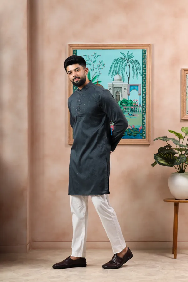 Grey_Cotton_Silk_Dobby_Texture_with_Sequins_Ethnic_Set