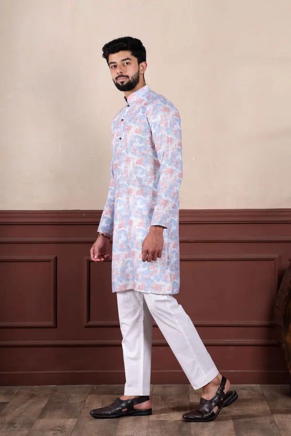 Lavender_Linen_Digital_Print_Kurta