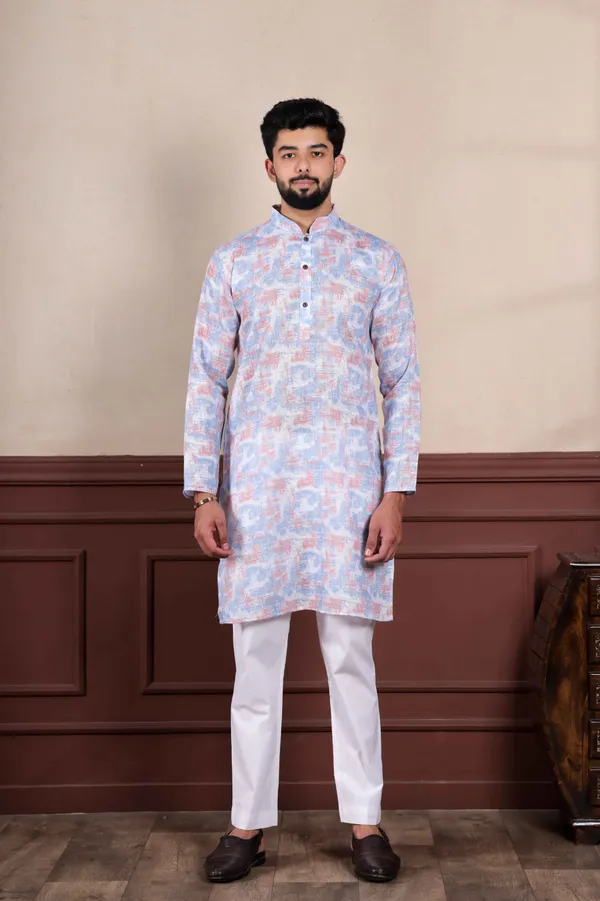 Lavender_Linen_Digital_Print_Kurta