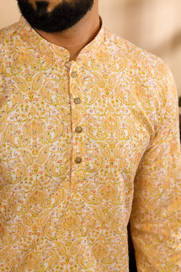 Yellow_Silk_Sequin_Thread_With_Digital_Print_Ethnic_Set