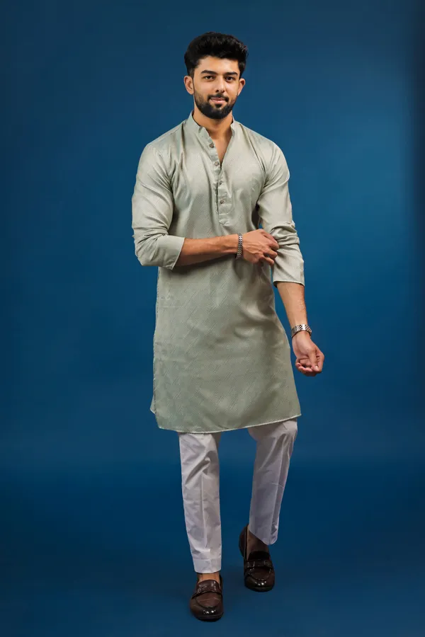 Sky_Blue_Cotton_Silk_Jacquard_Texture_Ethnic_Set