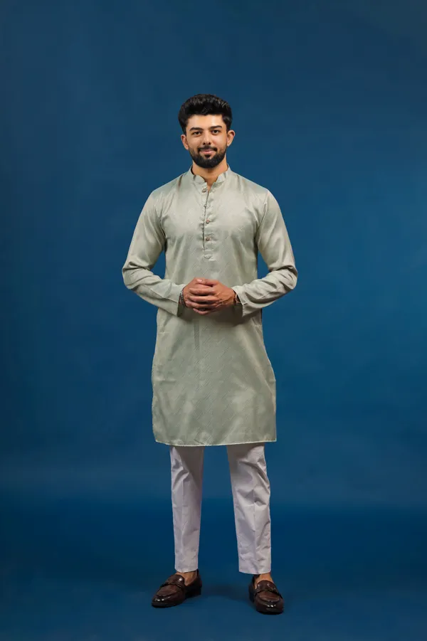 Sky_Blue_Cotton_Silk_Jacquard_Texture_Ethnic_Set