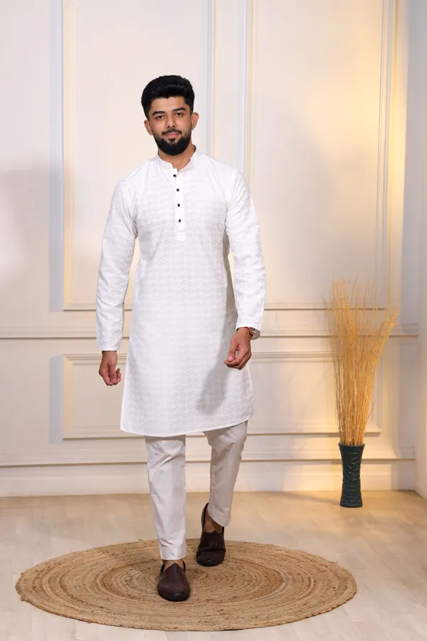 White_Rayon_Embroidered_with_sequins_Ethnic_Set