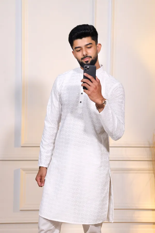 White_Rayon_Embroidered_with_sequins_Ethnic_Set