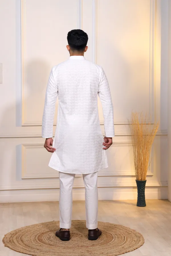 White_Rayon_Embroidered_with_sequins_Ethnic_Set