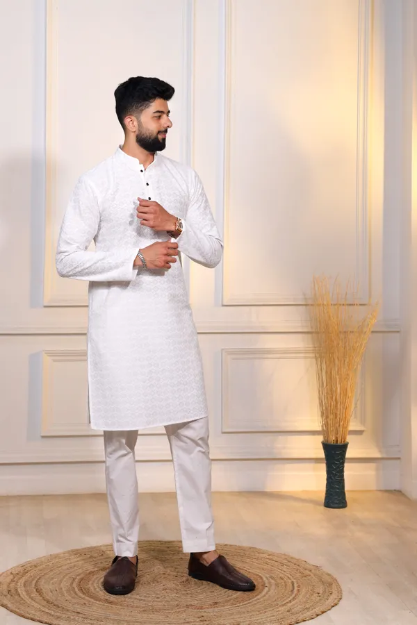 White_Rayon_Embroidered_with_sequins_Ethnic_Set