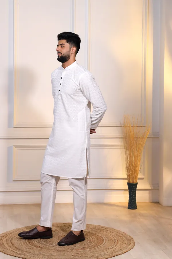 White_Rayon_Embroidered_with_sequins_Ethnic_Set