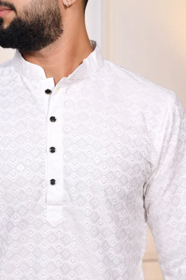 White_Rayon_Embroidered_with_sequins_Ethnic_Set