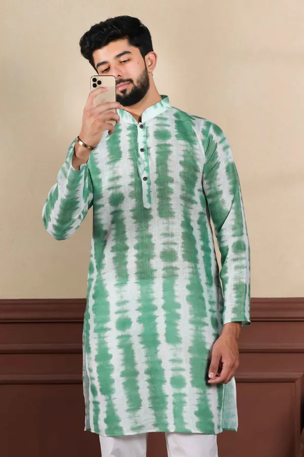 Light_Green_Linen_Digital_Print_Kurta