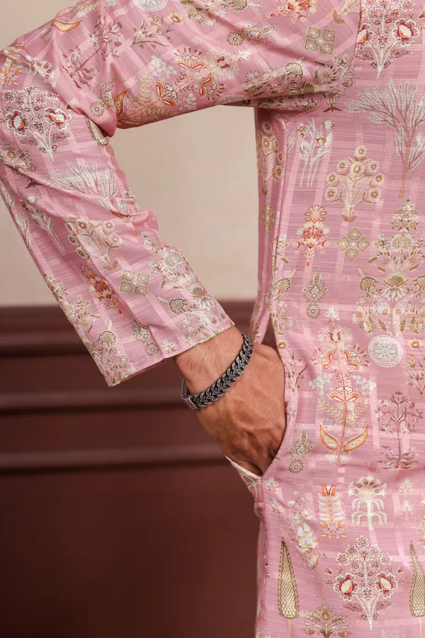 Pink_Cotton_Digital_Print_Kurta