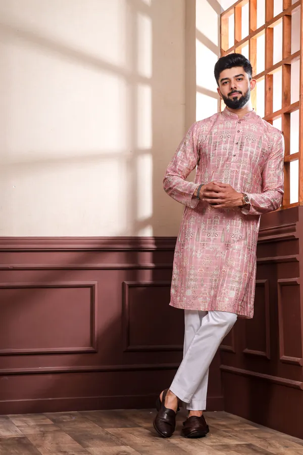 Pink_Cotton_Digital_Print_Kurta
