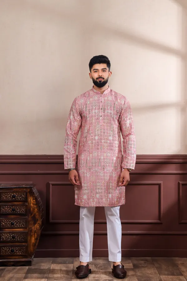 Pink_Cotton_Digital_Print_Kurta