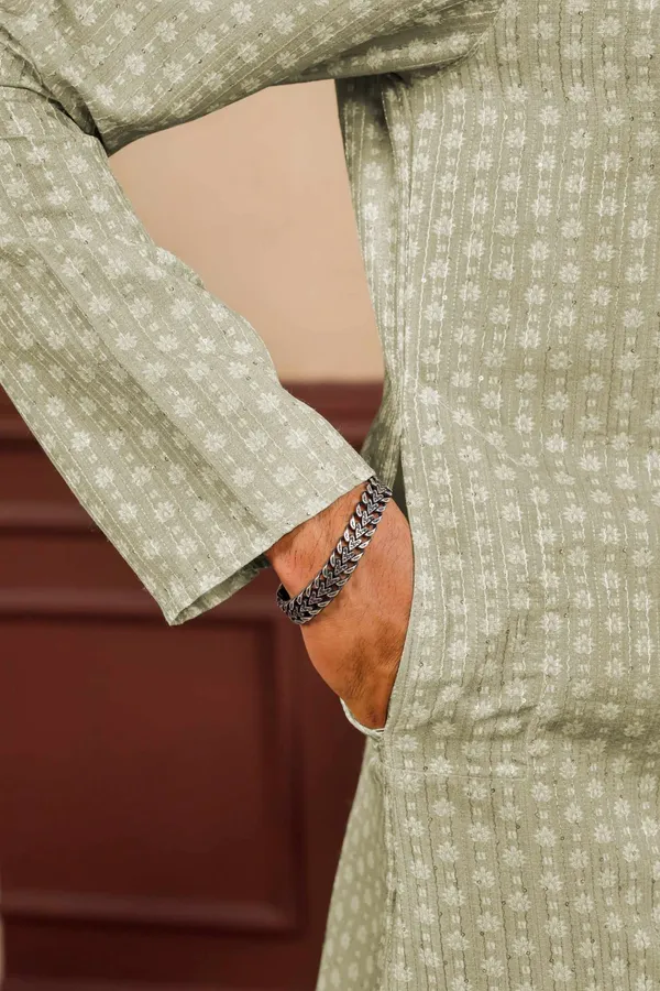 Light_Green_Sequin_Thread_With_Digital_Print_Kurta