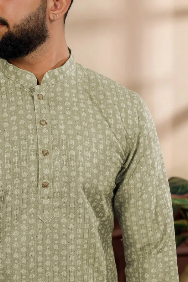 Light_Green_Sequin_Thread_With_Digital_Print_Kurta