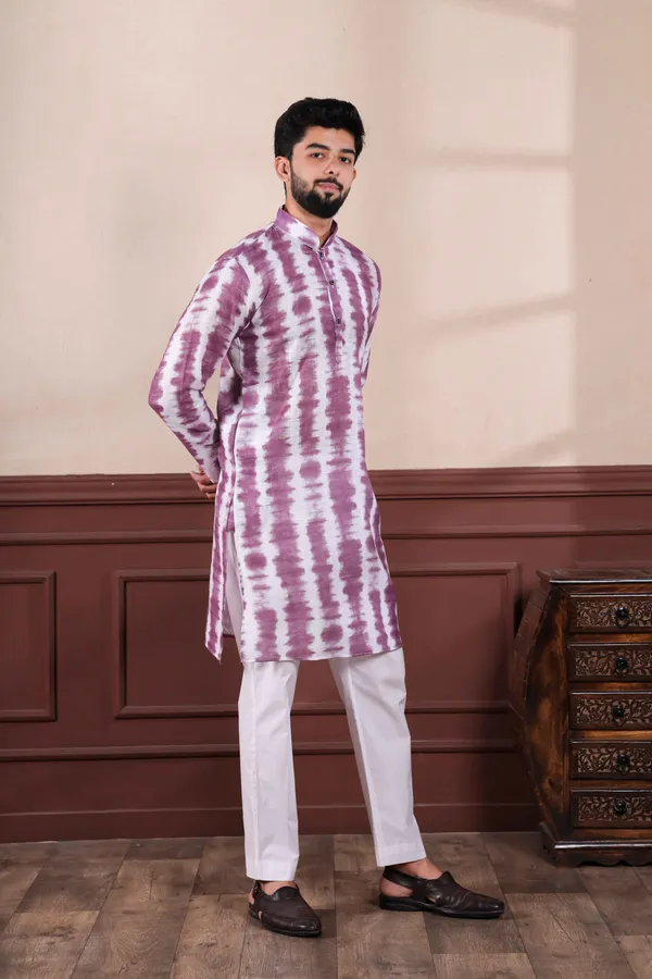 Purple_Linen_Digital_Print_Kurta