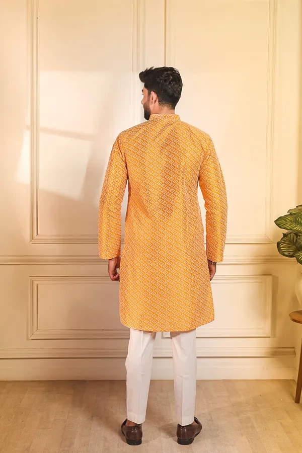 Yellow_Cotton_Silk_Embroidered_With_Sequins_Ethnic_Set