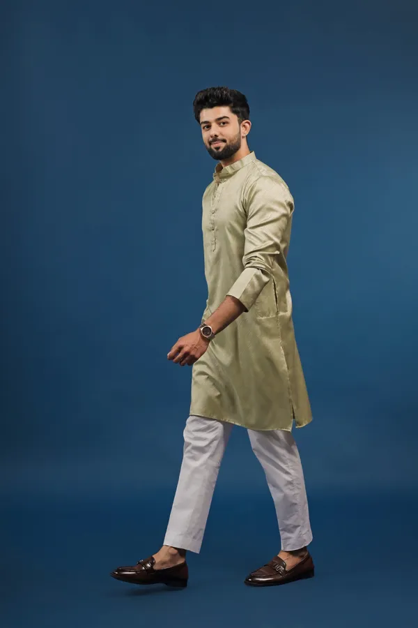 Light_Green_Cotton_Silk_Jacquard_Texture_Ethnic_Set