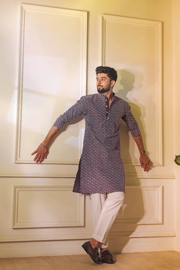 Wine_Cotton_Silk_Embroidered_With_Sequins_Kurta