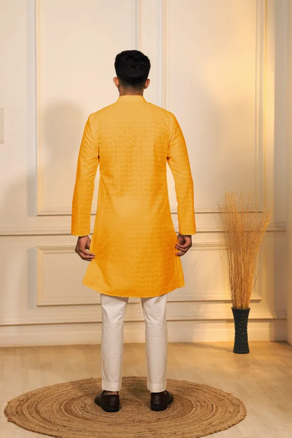 Yeloow_Rayon_Embroidered_with_sequins_Ethnic_Set