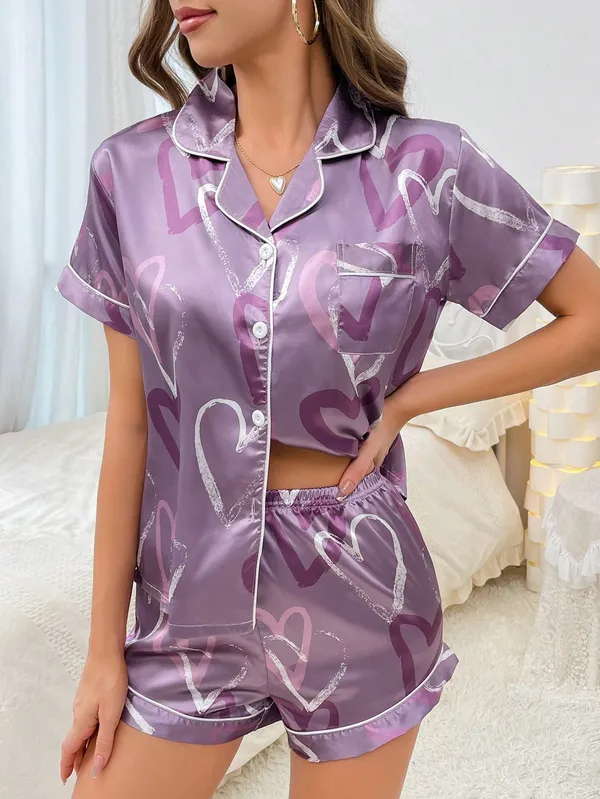 Romantic_Hearts_Satin_2-Piece_Pajama_Set_for_Women_|_Short_Sleeve_Button-Down_Sleepwear_with_Elastic_Waist_Lounge_Shorts_–_Silky_Soft_Nightwear