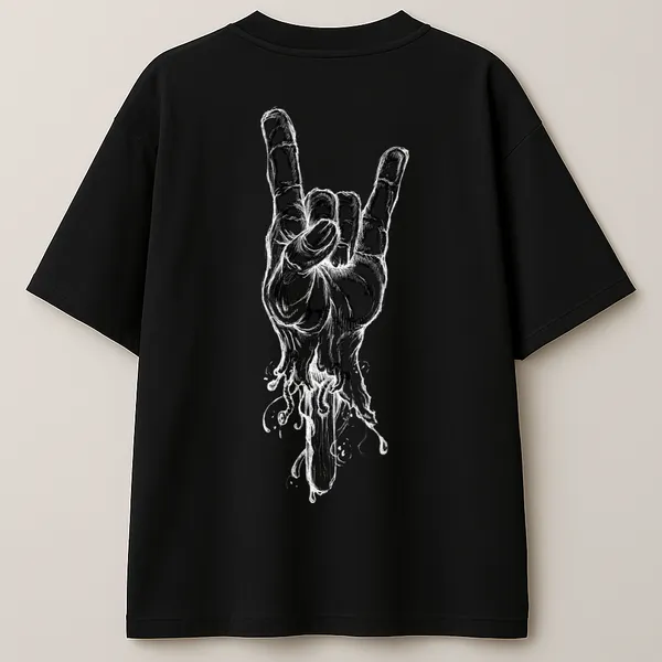 Black_Drip_Signal_Oversized_Meltdown_Edition_T_Shirt_For_Unisex