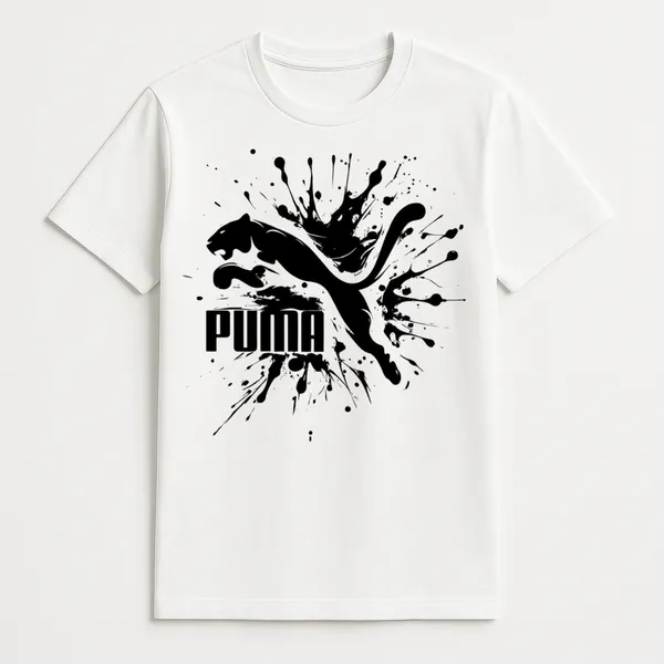 White_Leap_Strike_Regular_Fit_Edition_T_Shirt_For_Unisex