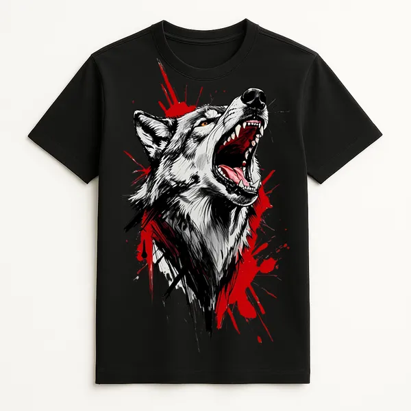 Black_Bloodhowl_Regular_Fit_Edition_T_Shirt_For_Unisex