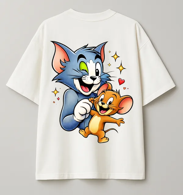 Tom_&_Jerry_Unisex_Oversized_Tee