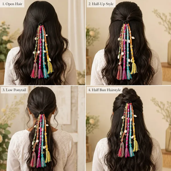 MULTICOLOR_BRAIDED_HAIR_BAND_WITH_SHELL_&_CHARMS_(PACK_OF_2)