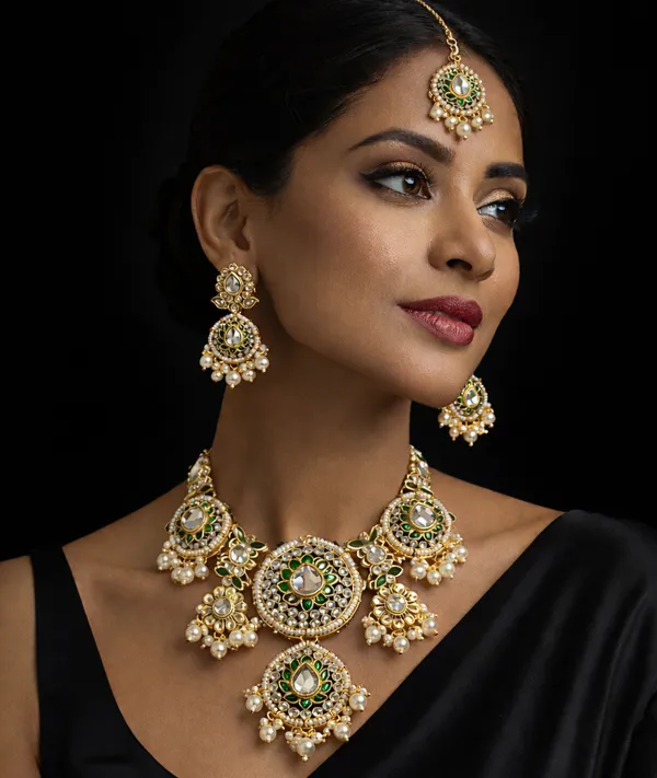 JHANVI_KUNDAN_CHOKER_NECKLACE_SET_WITH_EARRINGS_AND_MAANG_TIKKA