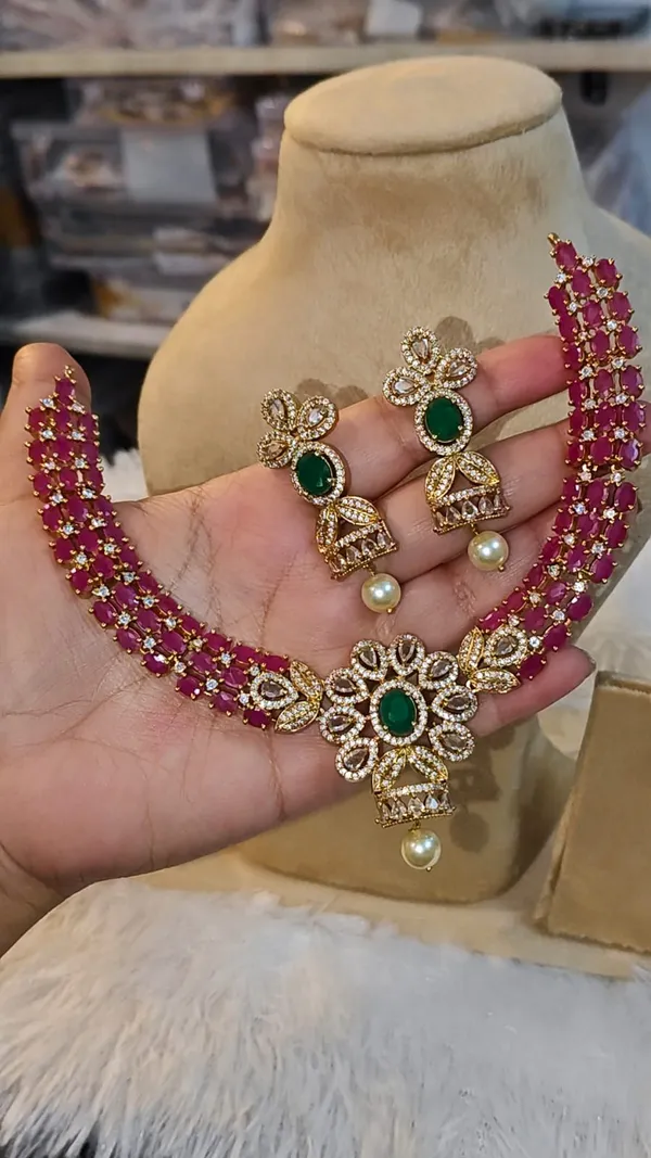 ADVIKA_-_RUBY_KEMP_STONE_CHOKER_NECKLACE_SET