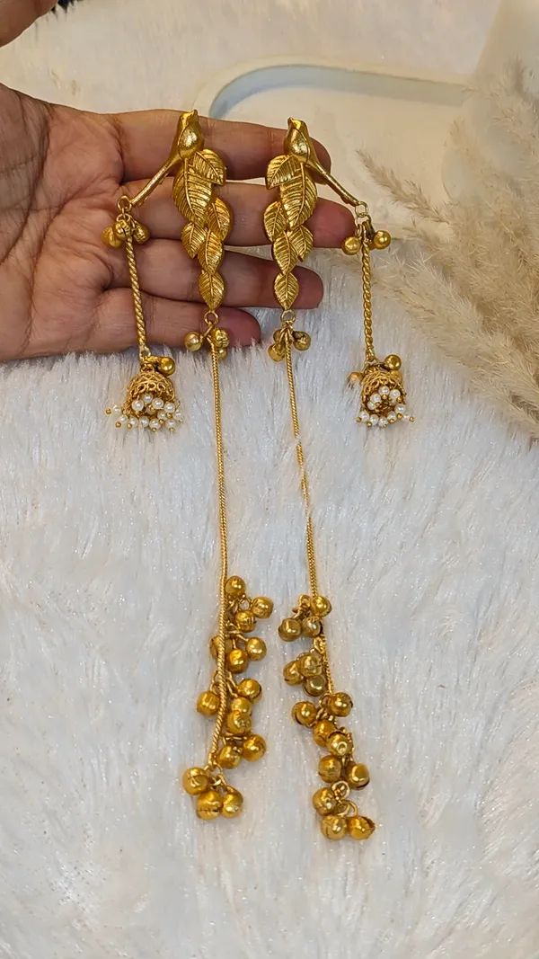 ANTIQUE_GOLD_KASHMIRI_JHUMKAS_-_GOLDEN_BIRDS