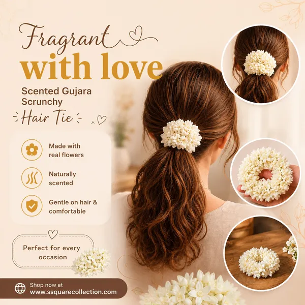 ARTIFICIAL_JASMINE_FLORAL_GAJRA_HAIR_SCRUNCHIE