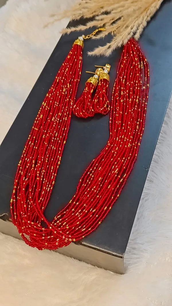 ELEGANT_RED_&_GOLD_MULTI-LAYER_BEADED_MALA