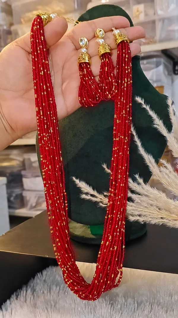 ELEGANT_RED_&_GOLD_MULTI-LAYER_BEADED_MALA